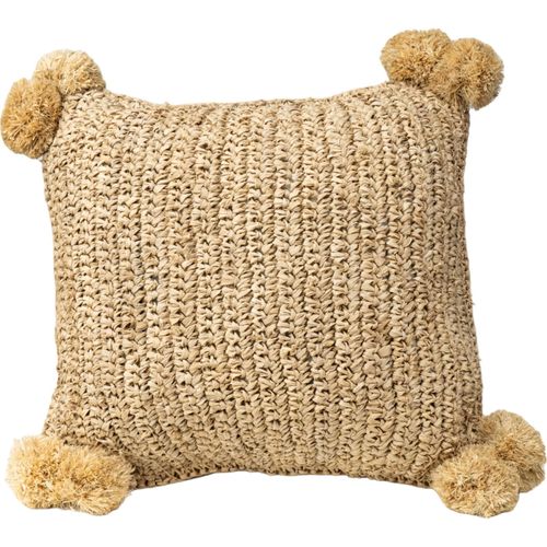 Coussin Carré En Fibres Naturelles Pour Une Touche Authentique