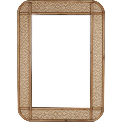 Miroir Rectangulaire Bois Naturel Ambiance Chaleureuse