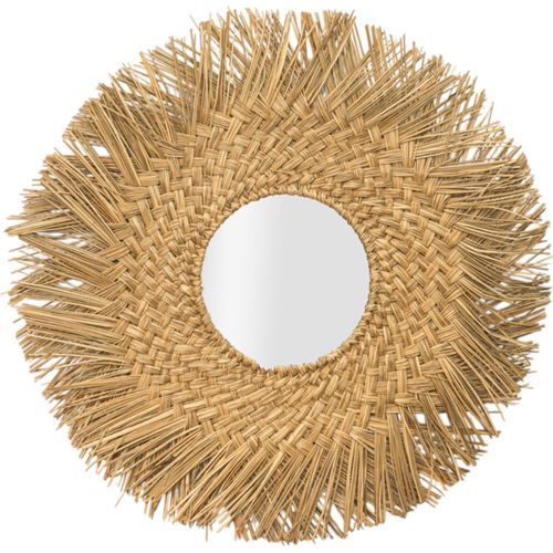 Miroir Mural En Fibres Naturelles Esprit Bohème Chic