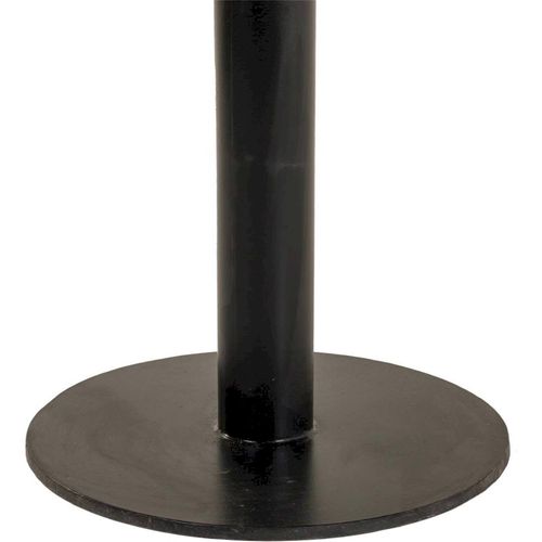 Table Basse Ronde En Bois Et Métal Style Contemporain Marron