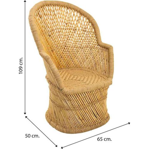 Fauteuil Rond En Bambou Et Corde Naturelle Ambiance Zen