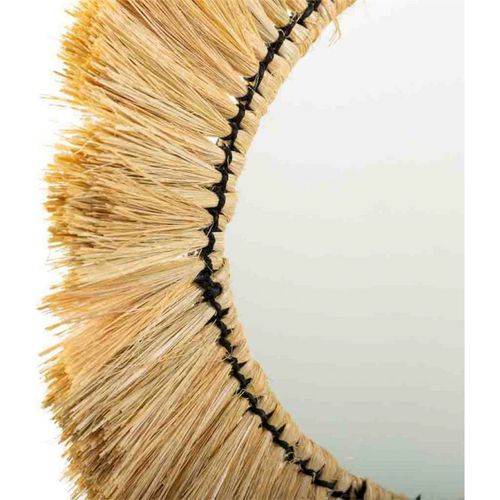 Miroir Ovale En Fibres Naturelles Esprit Bohème Chic
