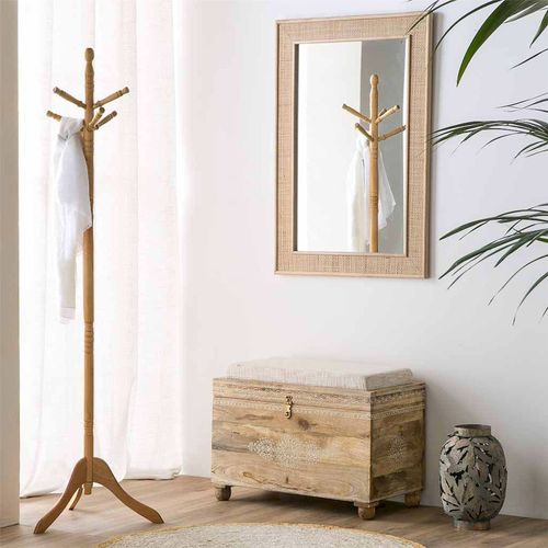 Miroir Mural En Mdf Et Cannage Naturel Esprit Authentique