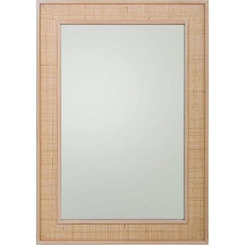 Miroir Mural En Mdf Et Cannage Naturel Esprit Authentique