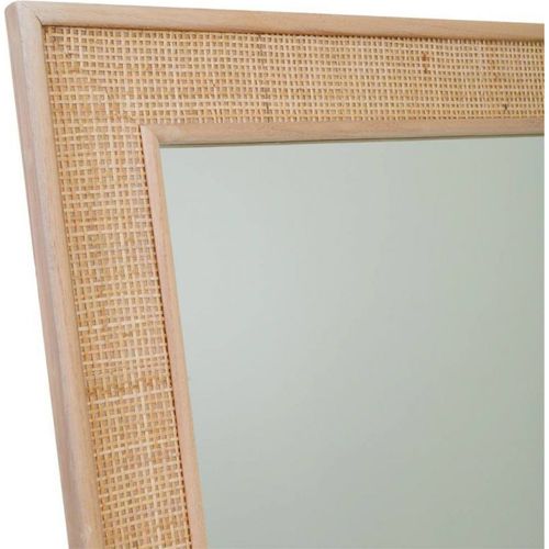 Miroir Mural En Mdf Et Cannage Naturel Esprit Authentique