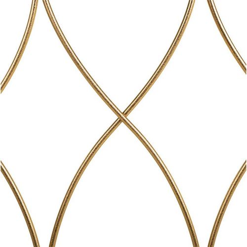 Console Élégante Dorée En Métal Et Verre Pour Entrée Moderne