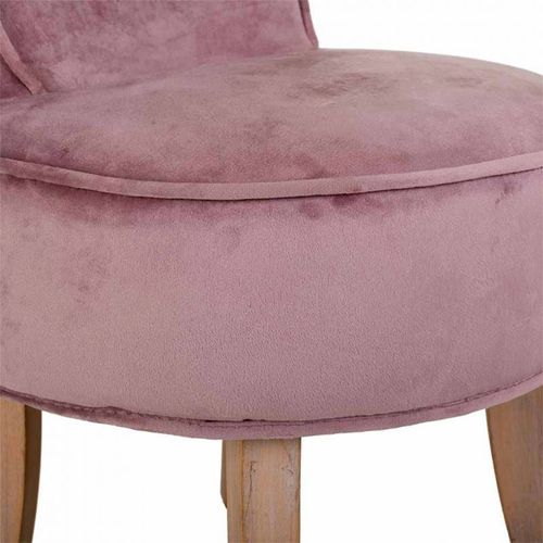 Banquette Basse En Velours Rose Assise Confortable Pour Chambre