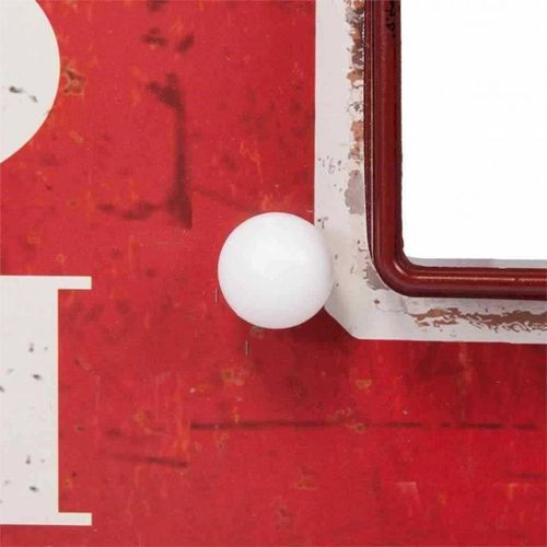 Plaque Murale Décorative LED Flèche Rouge Ambiance Rétro