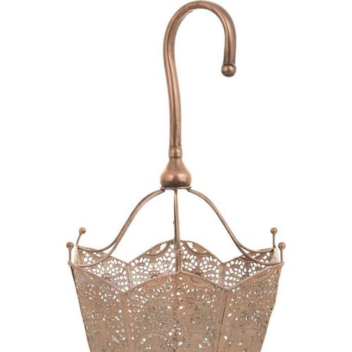 Porte Parapluie En Métal Cuivré Style Vintage Pour Entrée Chic