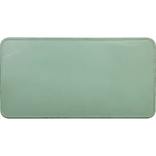 Console Métal Vert Antique Style Contemporain Pour Entrée Élégante