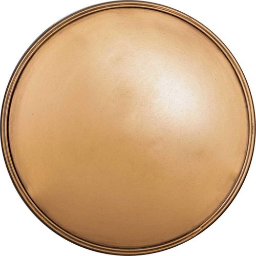 Table Dappoint Ronde En Métal Doré Vieilli Style Classique