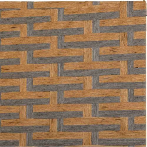 Paravent En Papier Tressé Coloris Café Et Brun Élégant