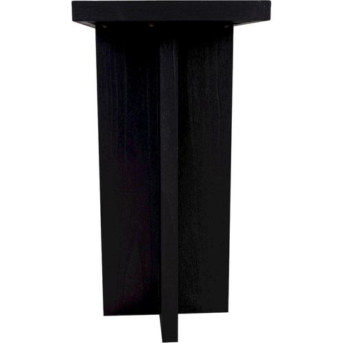 Console En Bois Noir Style Contemporain Pour Entrée Élégante