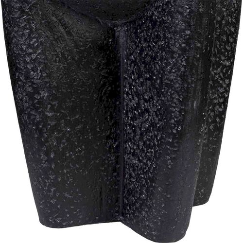 Table D'appoint Contemporaine Noire En Bois Forme Irrégulière