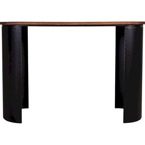Console D'entrée Bois Noir Style Contemporain