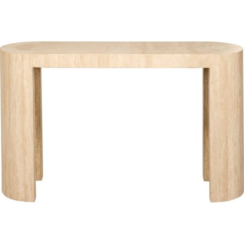 Console Murale Travertin Italien Beige Élégance Intemporelle