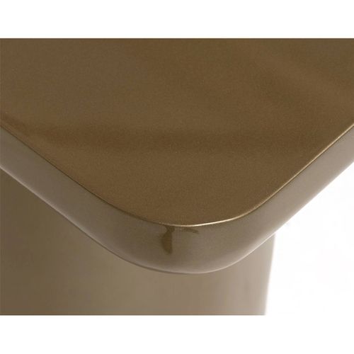 Console Murale Élégante Finition Dorée Design Contemporain