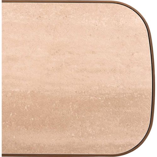 Console Murale Design Doré Brossé Élégance Contemporaine