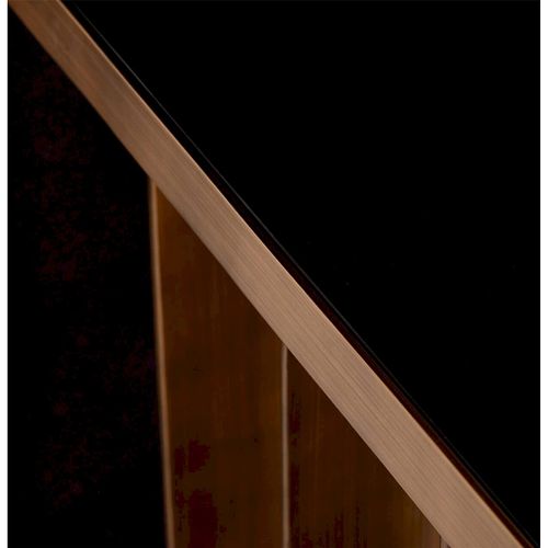 Console Murale Design Doré Brossé Élégance Contemporaine