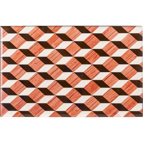 Boîte De Rangement Design En Verre Et Mdf Couleurs Multiples