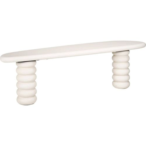 Meuble TV Design Courbes Finition Claire Et Look Organique