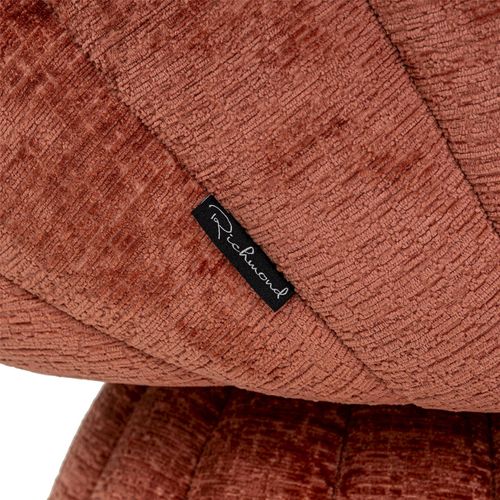Fauteuil Lounge Rose Blush Cocooning Velours Élégant