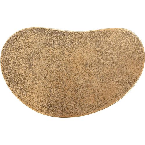 Table Basse Design Bronze Forme Organique Élégante