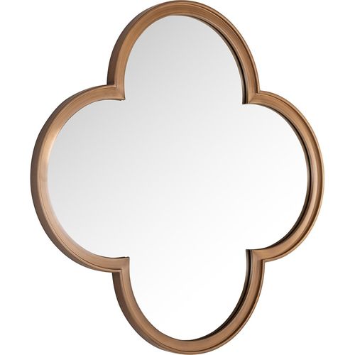 Miroir Design Doré Brossé Style Moderne Pour Décoration Murale