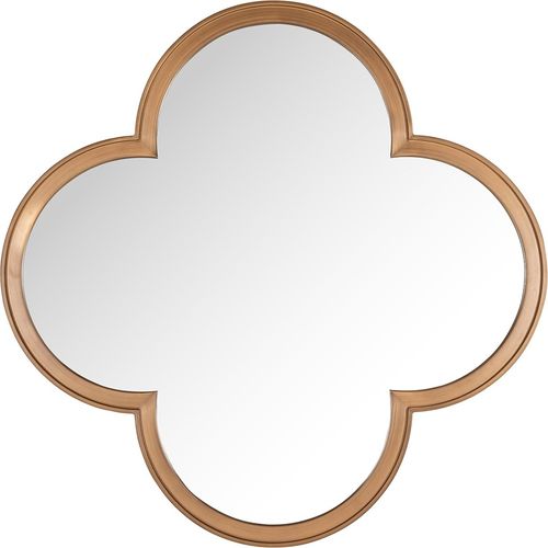 Miroir Design Doré Brossé Style Moderne Pour Décoration Murale
