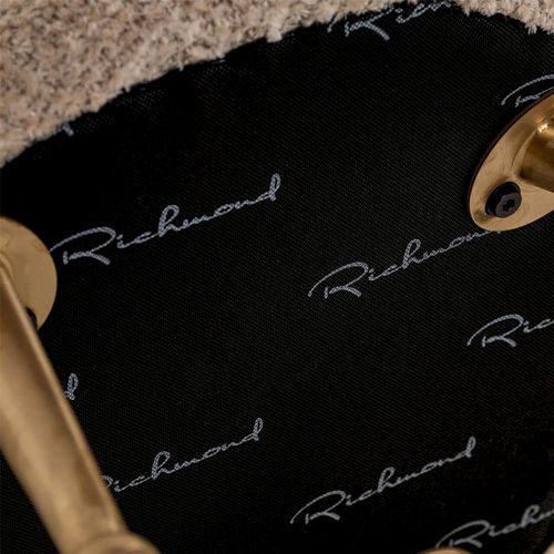 Fauteuil Lounge Enfant Beige Pieds Dorés Design Doux