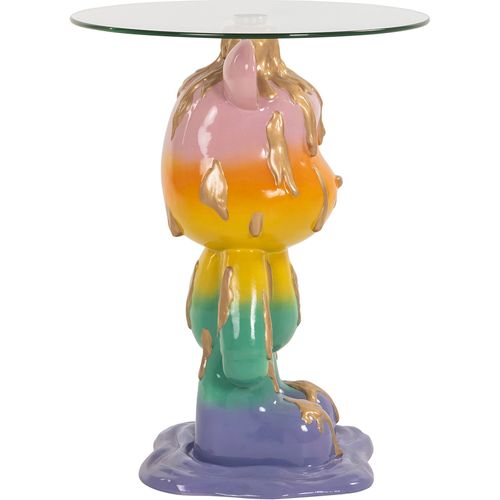 Table Dappoint Design Multicolore En Résine Et Verre Urban Chic