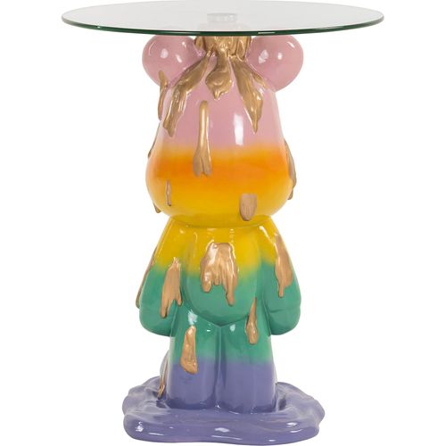 Table Dappoint Design Multicolore En Résine Et Verre Urban Chic