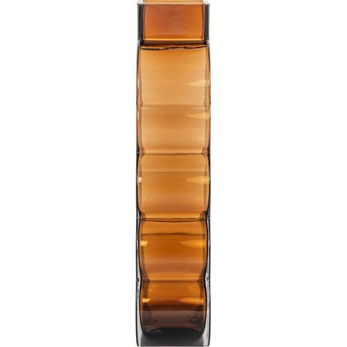 Vase Décoratif En Verre Brun Style Venise Contemporain