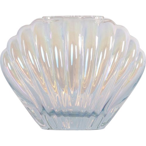 Vase Décoratif En Verre Iridescent Inspiration Coquillage