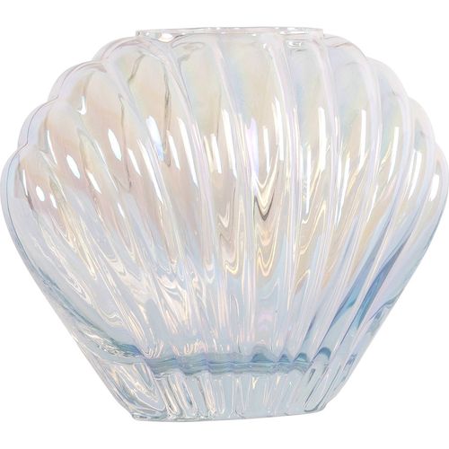 Vase Décoratif En Verre Iridescent Inspiration Coquillage