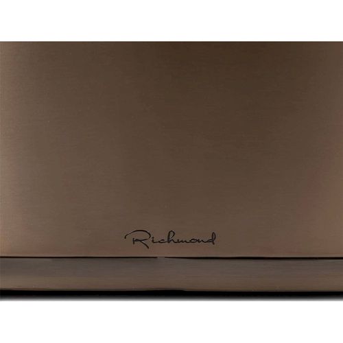 Table Basse Ovale Bronze Effet Marbre Ambiance Contemporaine