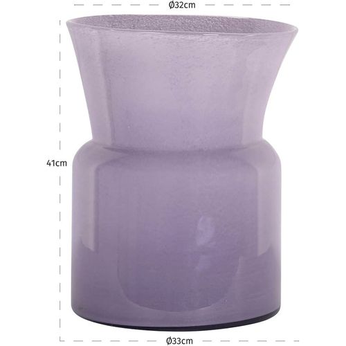 Vase En Verre Violet Moderne Pour Une Touche Décorative Élégante