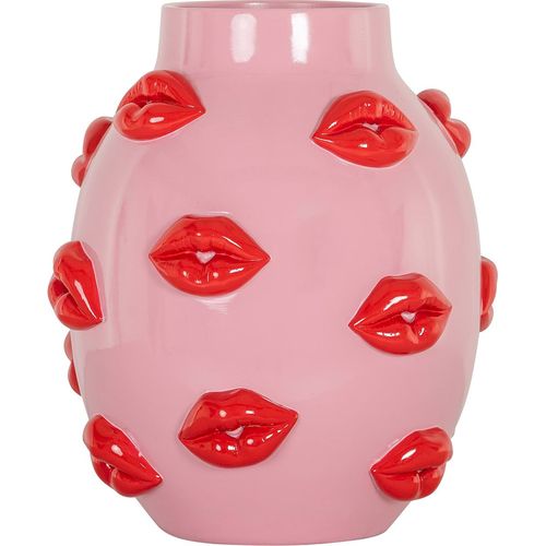 Vase Rose Design Lèvres Rouges Pour Une Déco Audacieuse