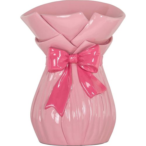 Vase Décoratif Rose En Polyresine Style Élégant Et Raffiné