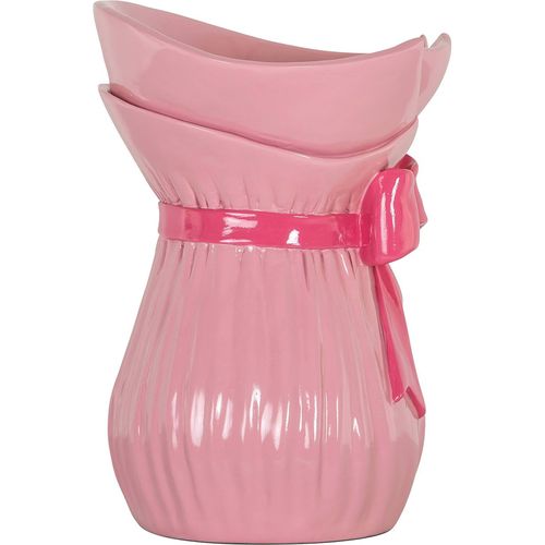 Vase Décoratif Rose En Polyresine Style Élégant Et Raffiné