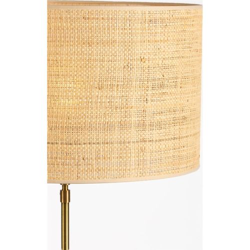 Abat-jour Crème En Fibre Naturelle Style Raffiné Et Chaleureux