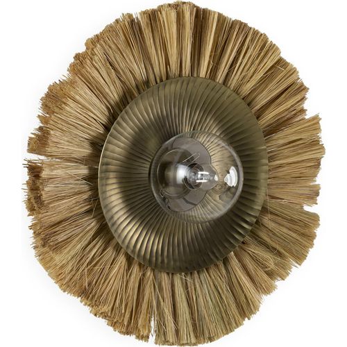 Applique Herbe De Mer Et Laiton Vieilli Esprit Naturel Raffiné