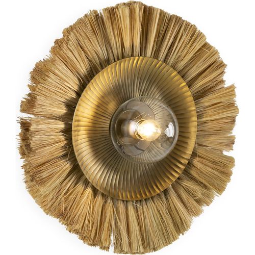 Applique Herbe De Mer Et Laiton Vieilli Esprit Naturel Raffiné