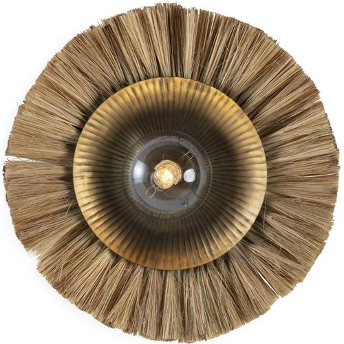 Applique Herbe De Mer Et Laiton Vieilli Esprit Naturel Raffiné