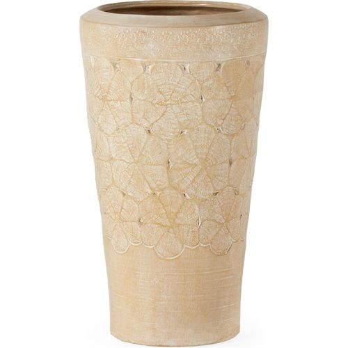 Cache Pot Terre Cuite Crème Lavante Finition Artisanale Élégante