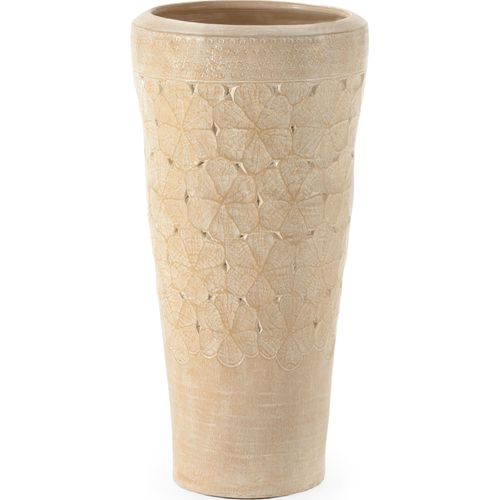 Cache Pot En Terre Cuite Crème Lavante Finition Artisanale Élégante