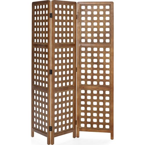 Paravent Bois Naturel Ajouré Ambiance Chaleureuse Et Design