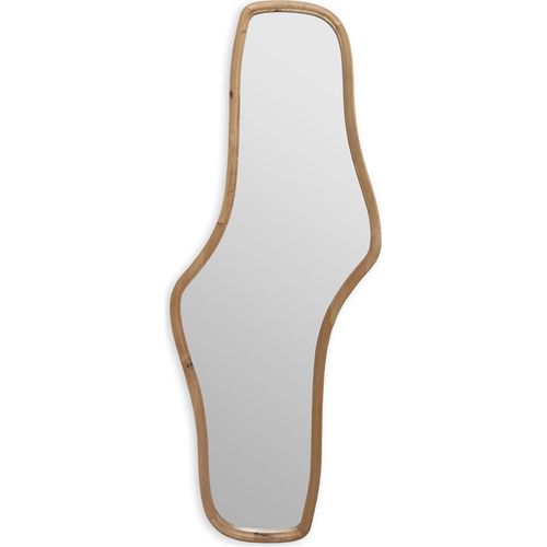 Miroir Mural Bois Naturel Forme Organique Tendance Décoration