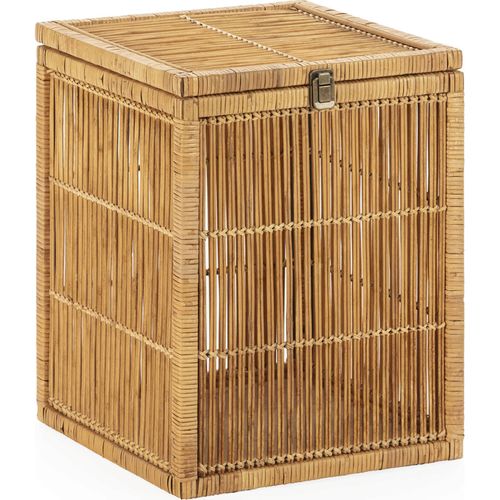 Panier Naturel En Bois D'épicéa Bambou Et Rotin Élégant