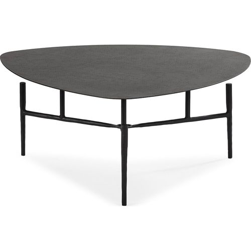 Table à Café Métal Noir Finition Mate Style Industriel Chic